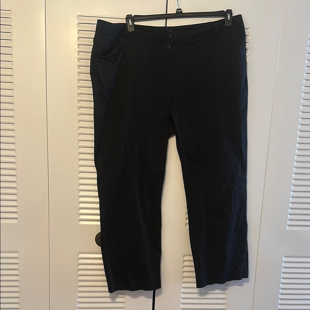 Calvin Klein Black Straight Leg Pants